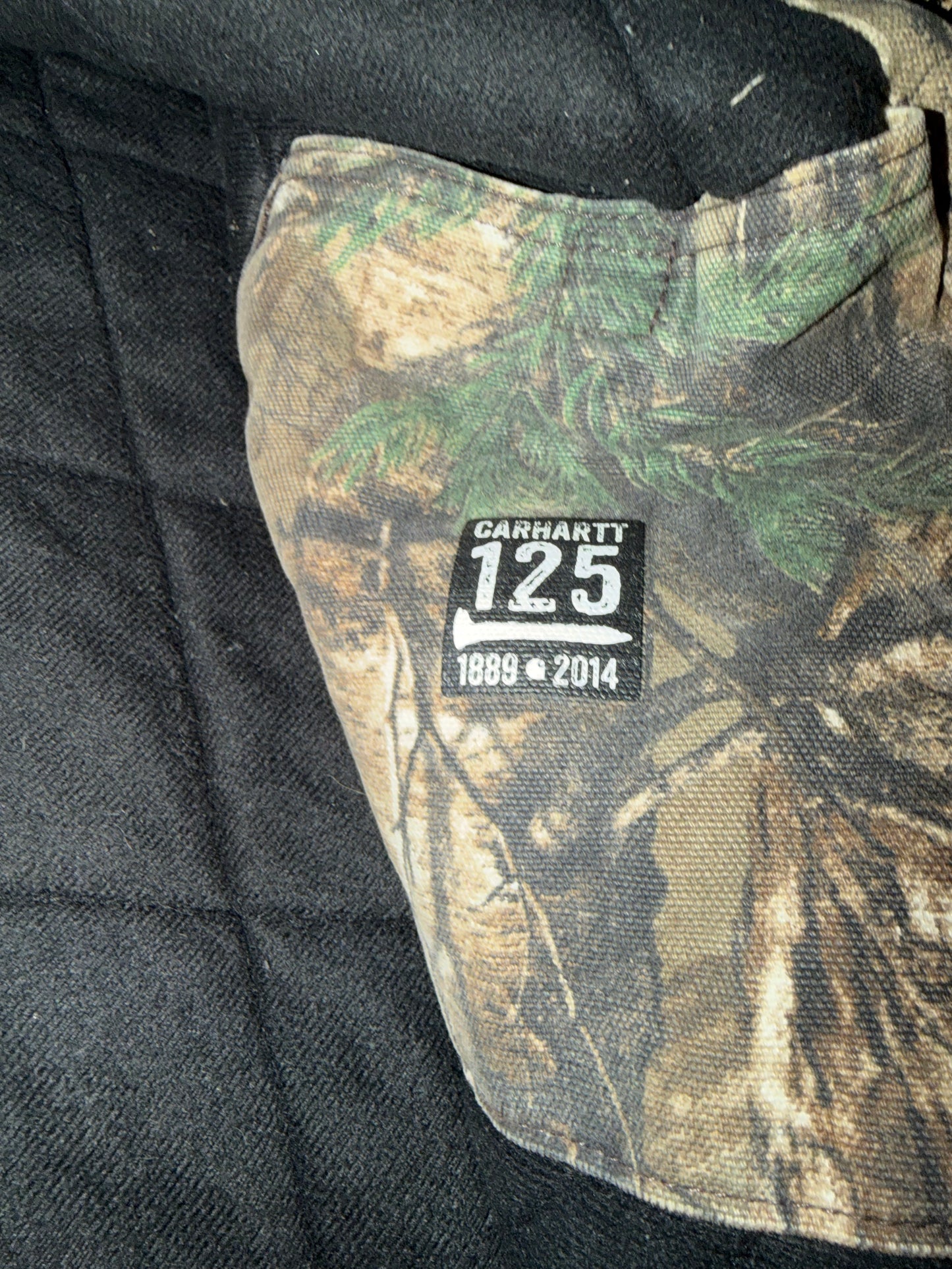 Carhartt RealTree Camo Hooded Jacket 125 Year Anniversary Size Large