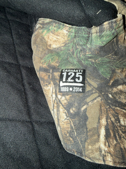 Carhartt RealTree Camo Hooded Jacket 125 Year Anniversary Size Large