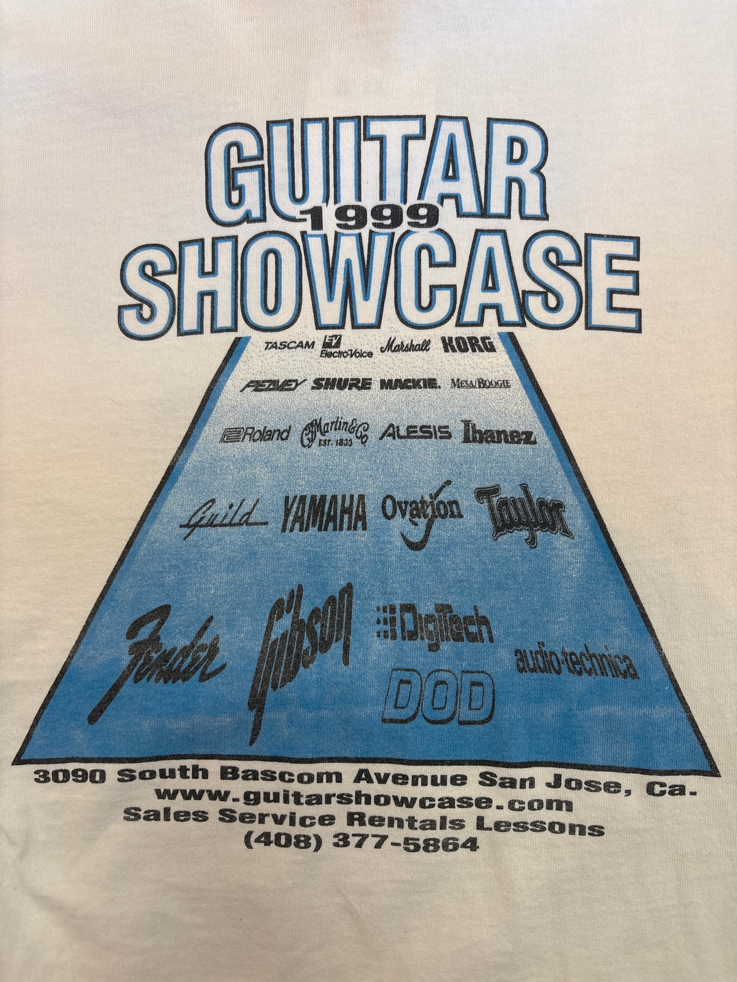 Vintage 34 Years of Rock & Roll Guitar Showcase 1999, Size Large
