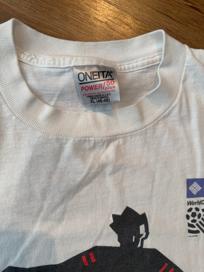 SUN Promo 1994 FIFA World Cup Soccer Tshirt, Size XL
