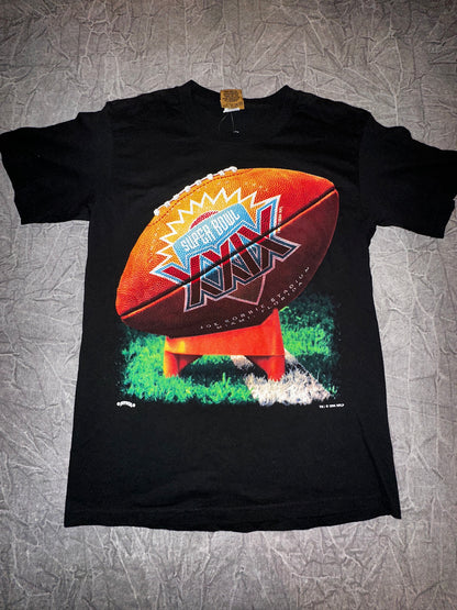 Vintage Superbowl XXIX Shirt Nutmeg Size Medium Art San Fransisco 49ers vs San Deigo Chargers NFL Football