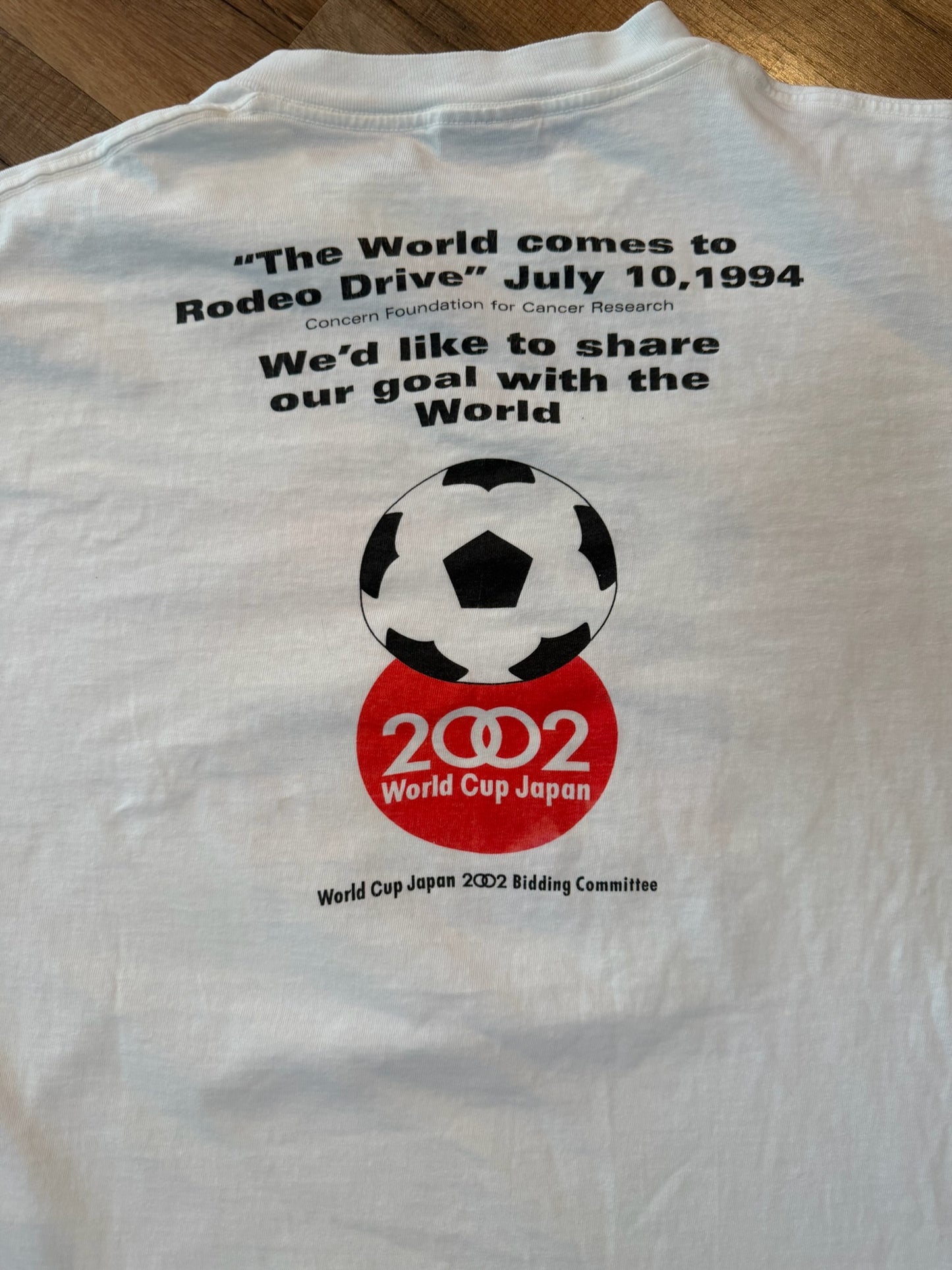 1994 FIFA World Cup Bidding Committee Japan 2002 Promo Shirt, Size XL