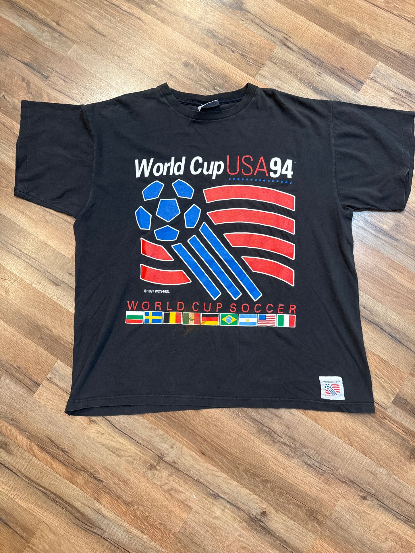 1994 World Cup USA Soccer Tshirt The Game, Size XL