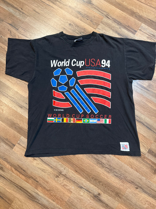 1994 World Cup USA Soccer Tshirt The Game, Size XL