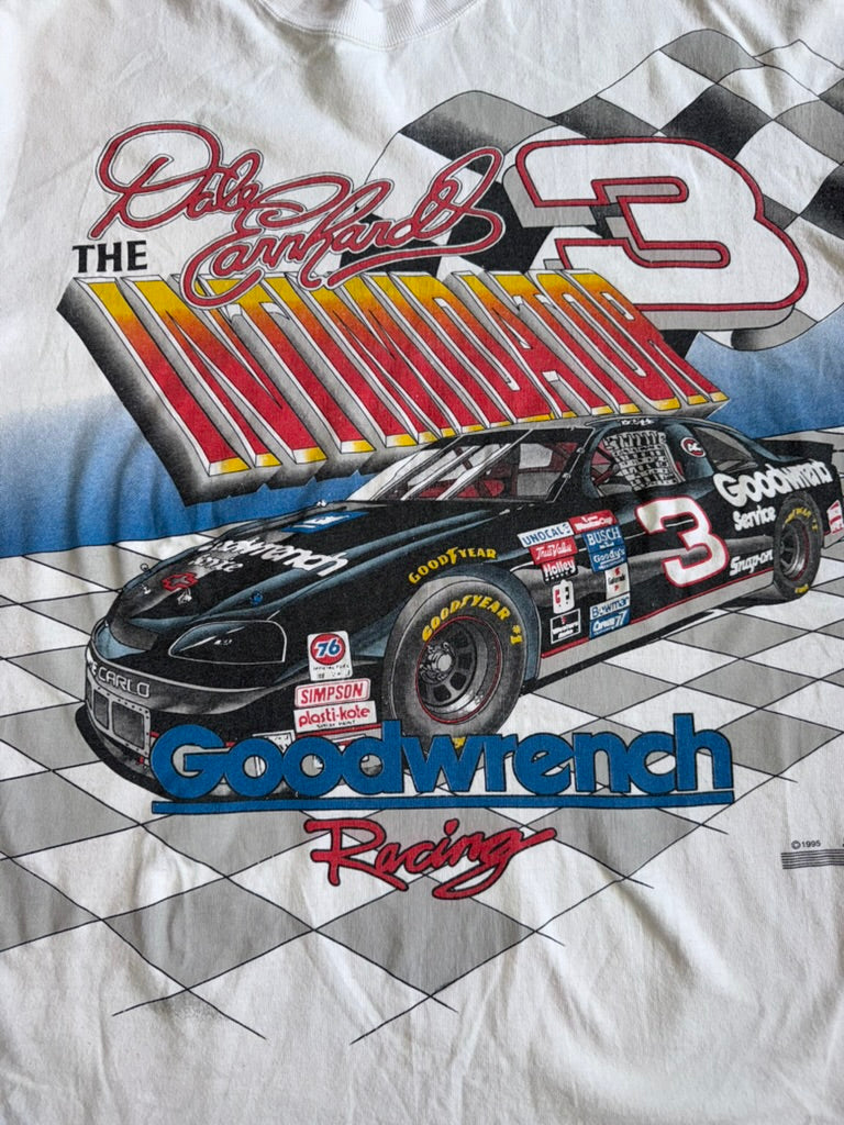 1995 Dale Earnhardt The Intimidator Goodwrench Racing #3 NASCAR AOP XL White