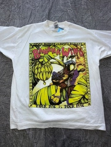 Vintage Jimmy Buffett Banana Wind 1996 Band Tour Shirt