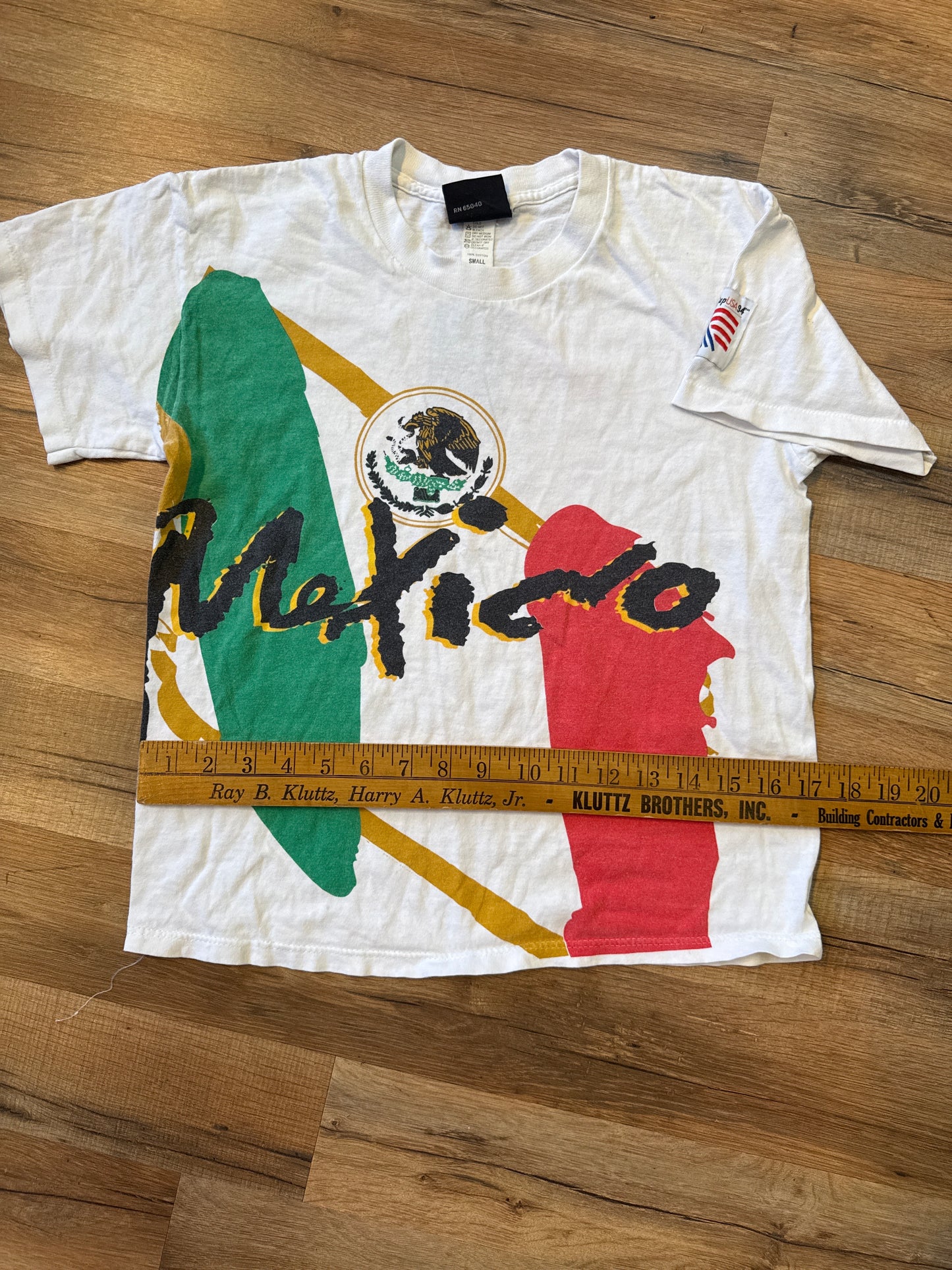 1994 FIFA World Cup Mexico AOP Tshirt, Size Extra Small