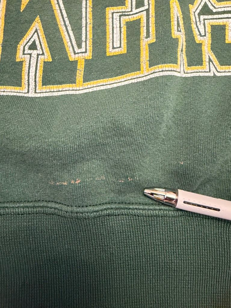 Vintage Green Bay Packers Russell Athletic Crewneck Sweater XL Green