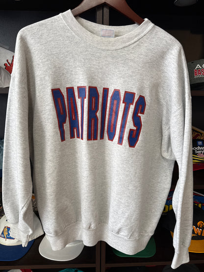 90s New England Patriots Crewneck, Size XL