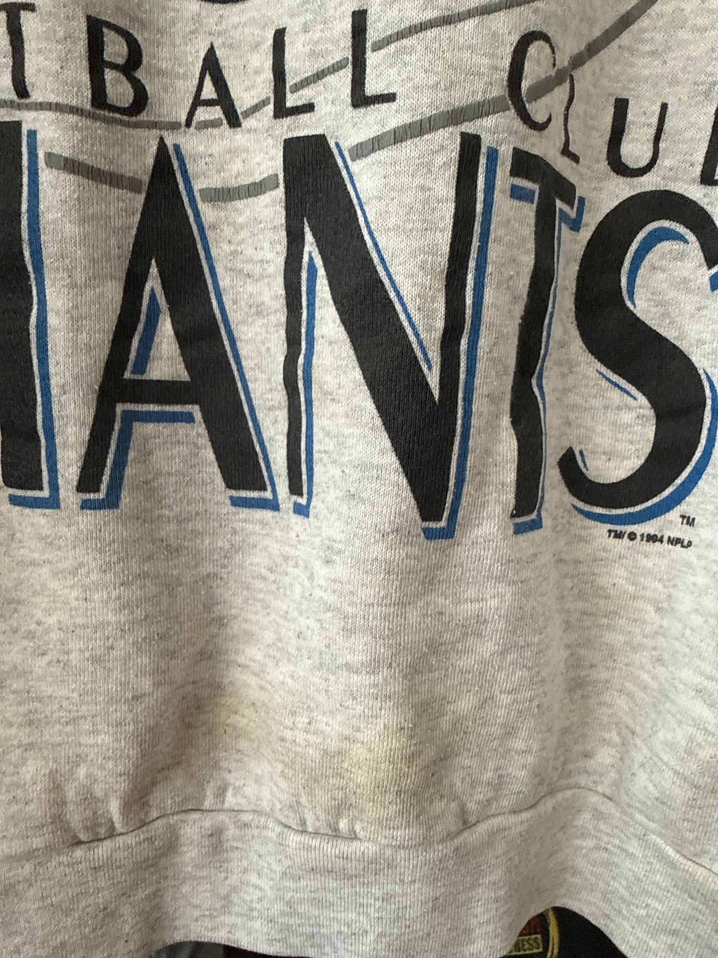 1994 New York Giants Official Fan Sweatshirt, Size M