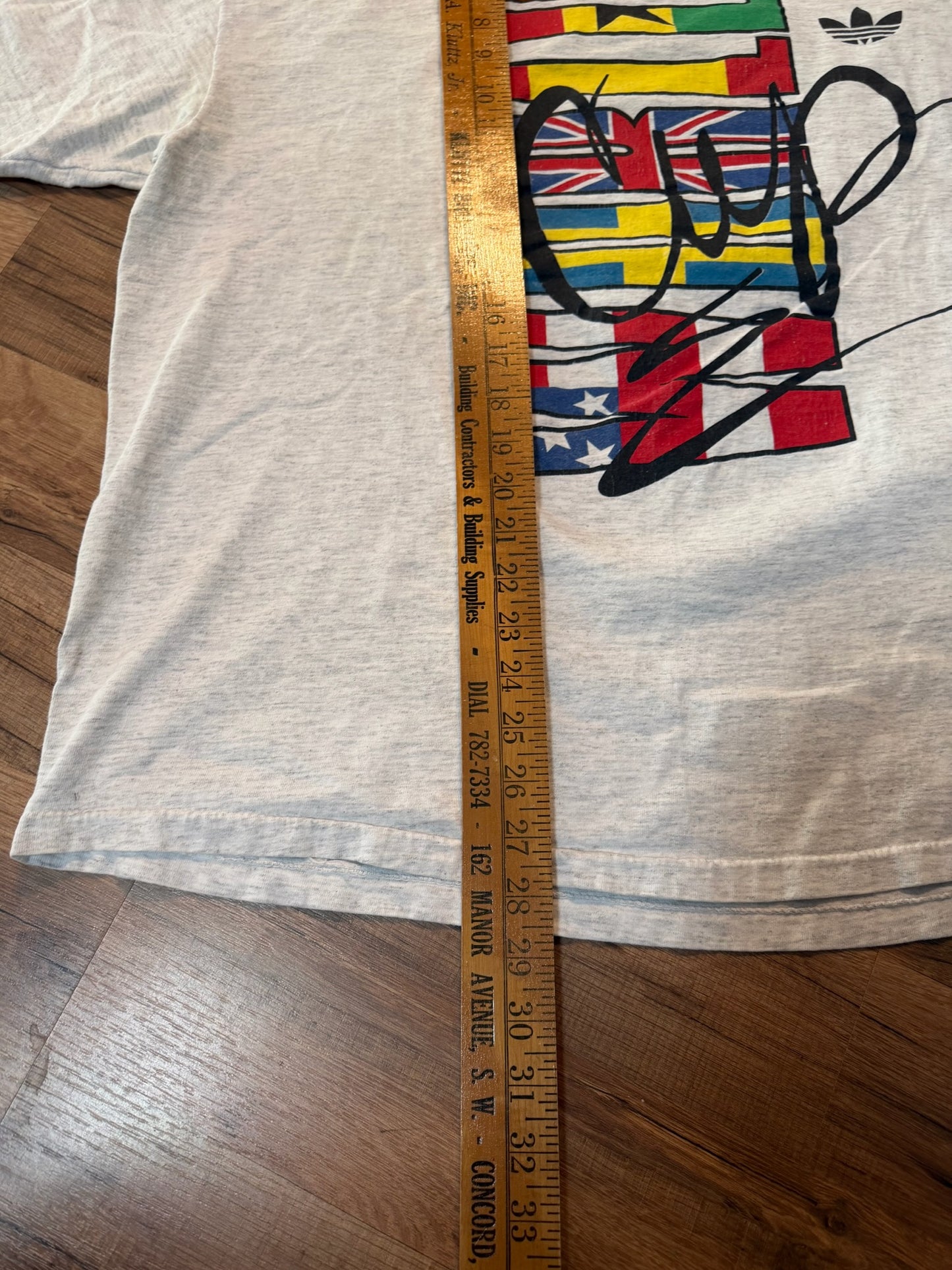 Vintage Adidas 1994 FIFA World Cup Soccer Tshirt, Size XL