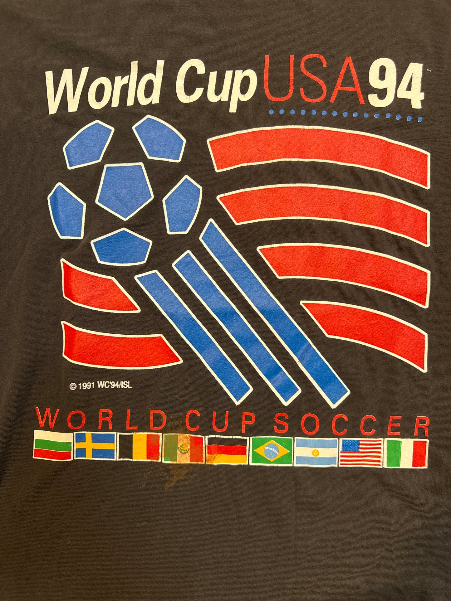1994 World Cup USA Soccer Tshirt The Game, Size XL