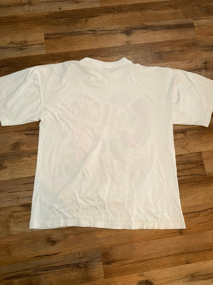Chicago Bulls NBA 90s Camo Basketball Medium White