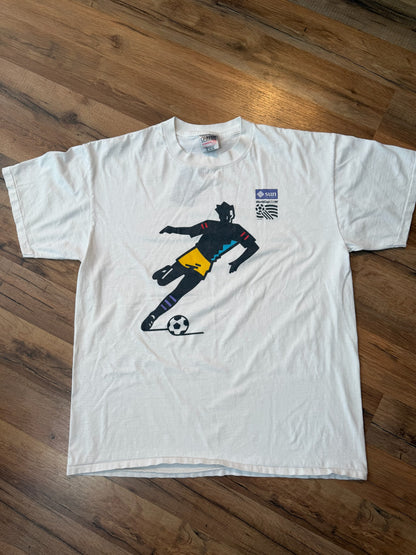 SUN Promo 1994 FIFA World Cup Soccer Tshirt, Size XL