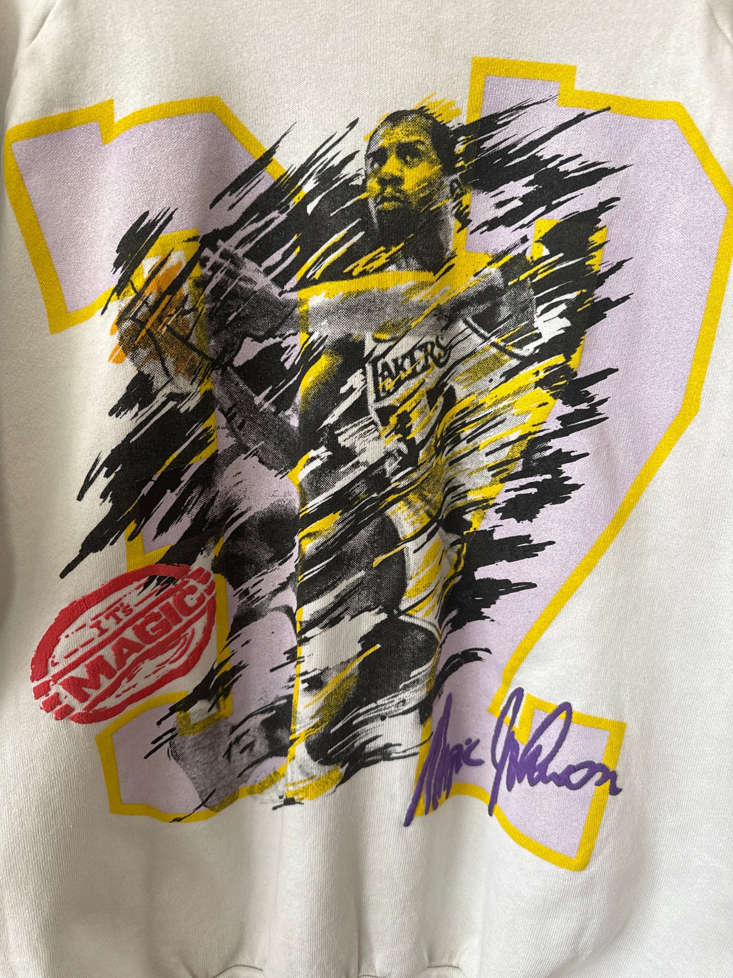 90s Magic Johnson Lakers Crewneck, Size XL