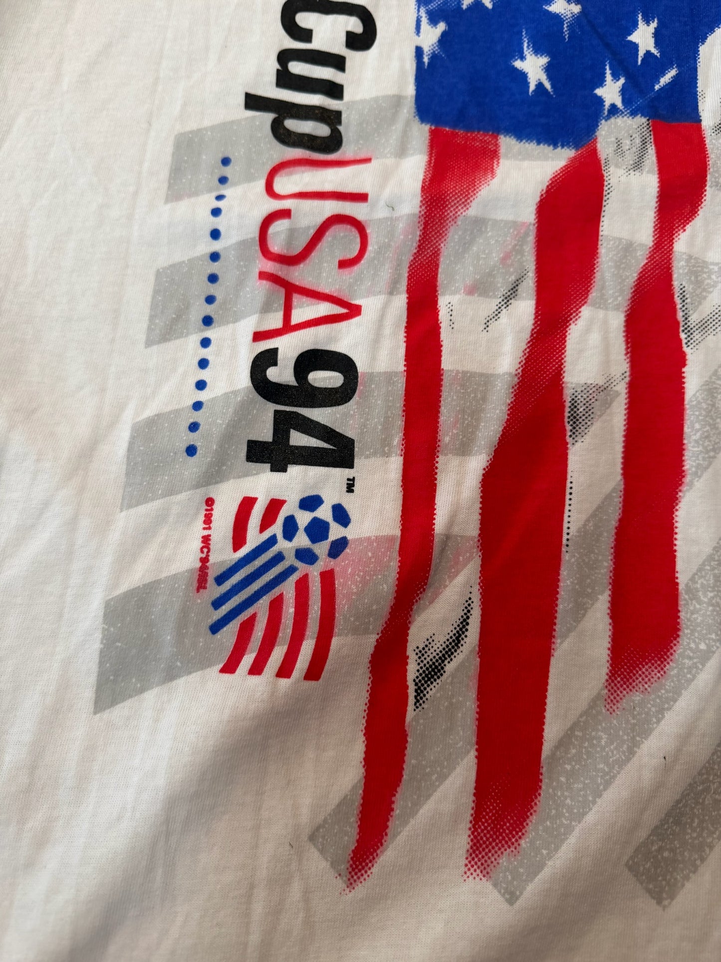APEX USA 1994 FIFA World Cup Soccer Tshirt, Size XL