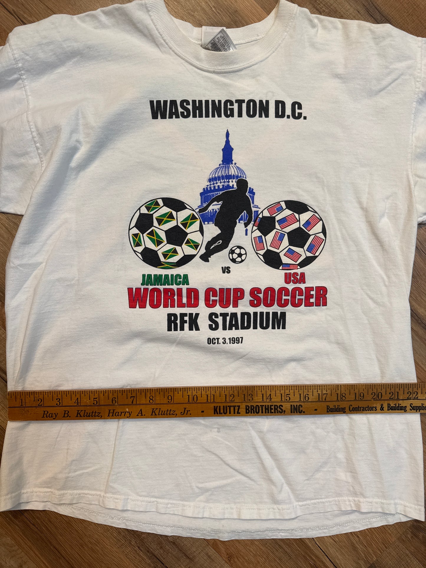 1997 FIFA World Cup Friendly Jamaica Tshirt, Size XL
