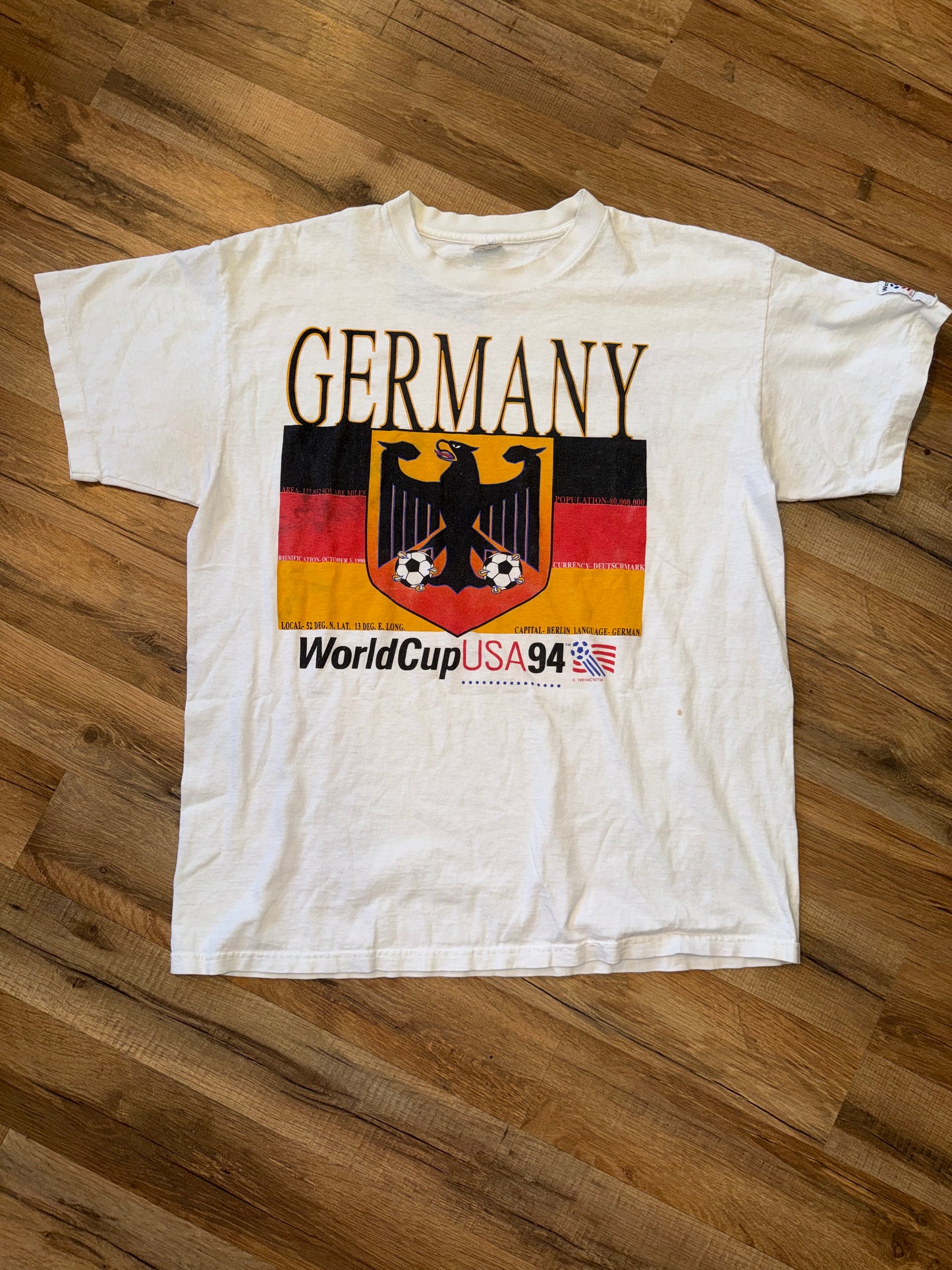 1994 FIFA World Cup Germany Tshirt, Size XL