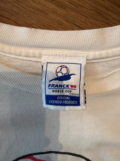 France 1998 FIFA World Cup Soccer Long Sleeve Shirt, Size Large