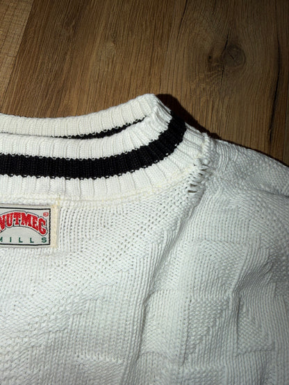 University of Colorado Buffaloes Knit Sweater Nutmeg Athletic White Medium