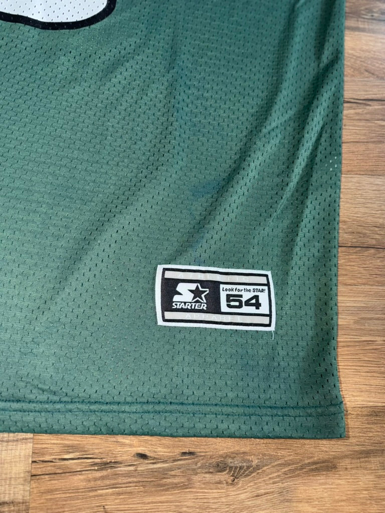 1995 Starter Philadelphia Eagles Mike Mamula #59 Dark Kelly Green Mesh NFL Football Jersey XXL \