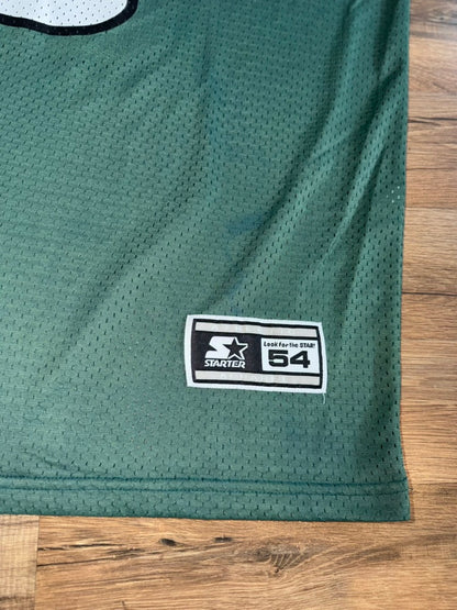 1995 Starter Philadelphia Eagles Mike Mamula #59 Dark Kelly Green Mesh NFL Football Jersey XXL \