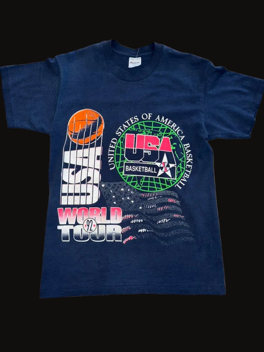 1992 Dream Team USA Basketball Stedman Medium Navy