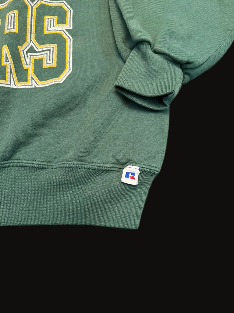 Vintage Green Bay Packers Russell Athletic Crewneck Sweater XL Green
