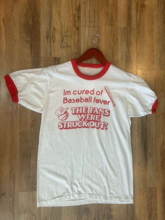80s Vintage Ringers MLB Tshirt, Size L