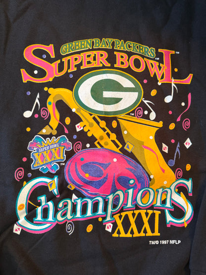 Green Bay Packers Super Bowl XXXI 1997 Size XL