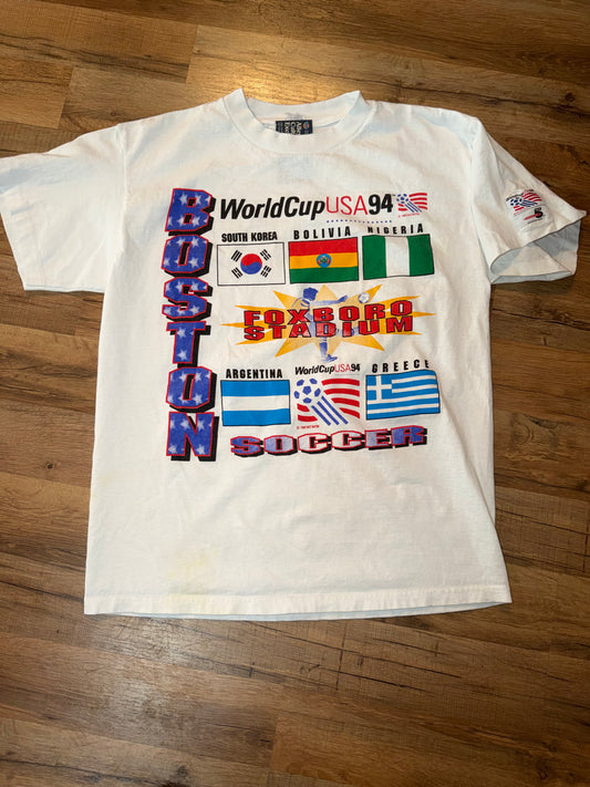 Boston 1994 FIFA World Cup Soccer Tshirt, Size L