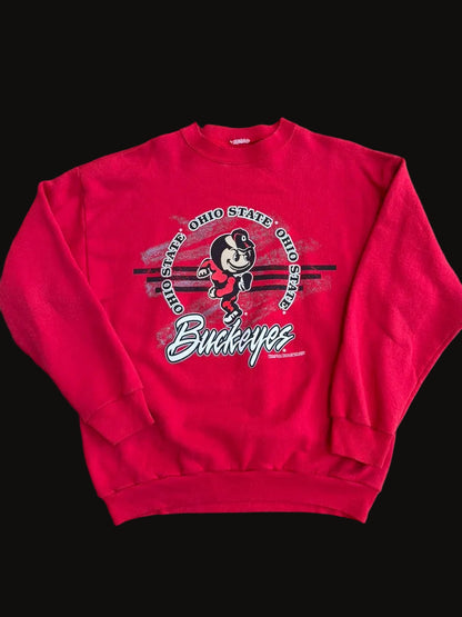Ohio State University Buckeyes Crewneck Sweater Large OSU