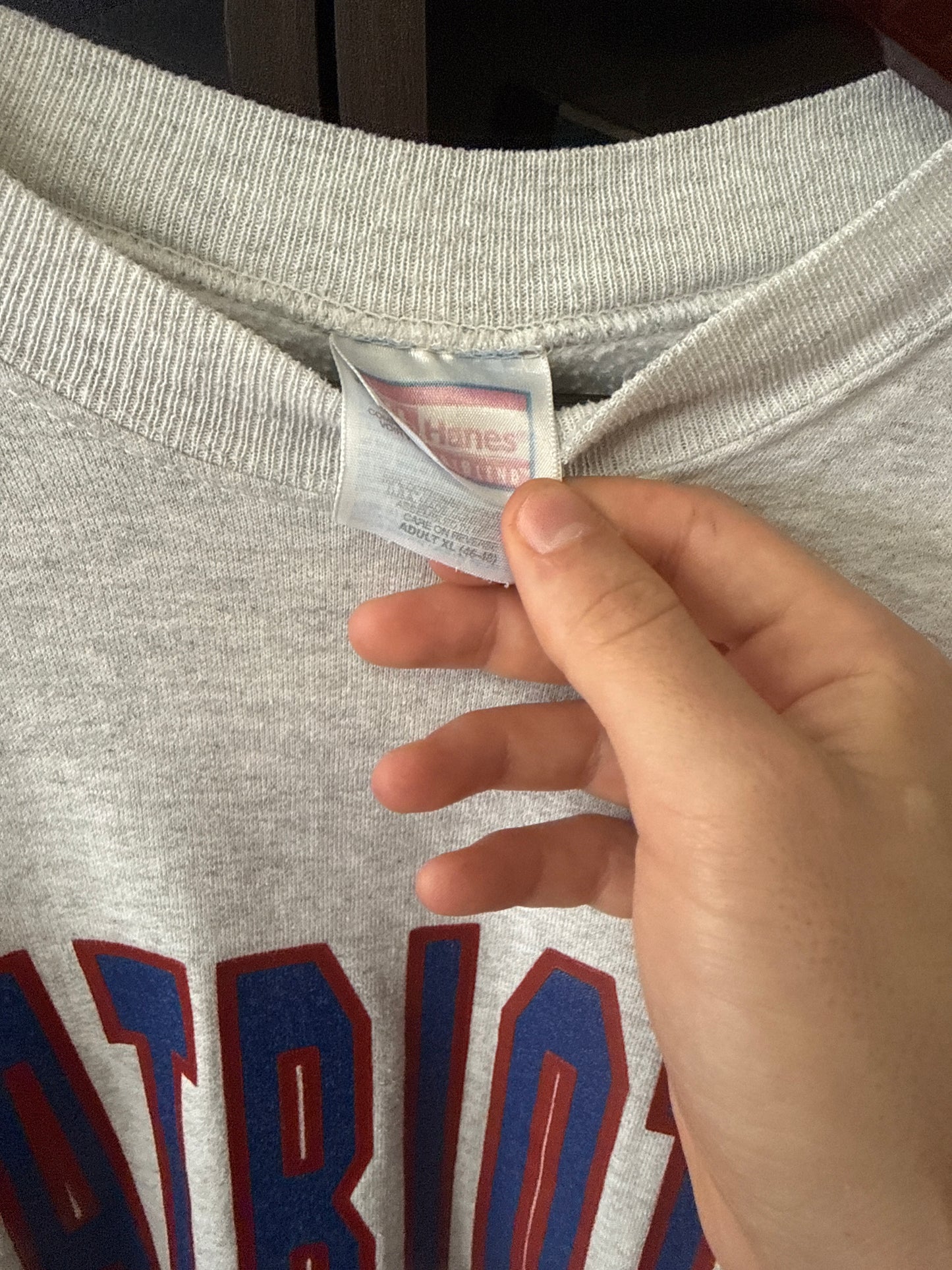 90s New England Patriots Crewneck, Size XL