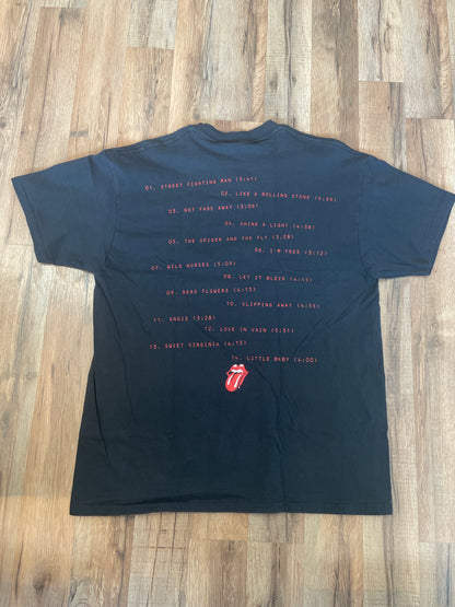 1996 Rolling Stones Black T-Shirt Size L