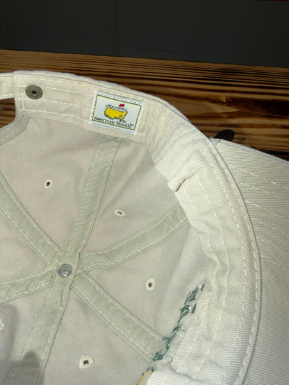 Vintage 2003 Masters Strapback American Needle Beige