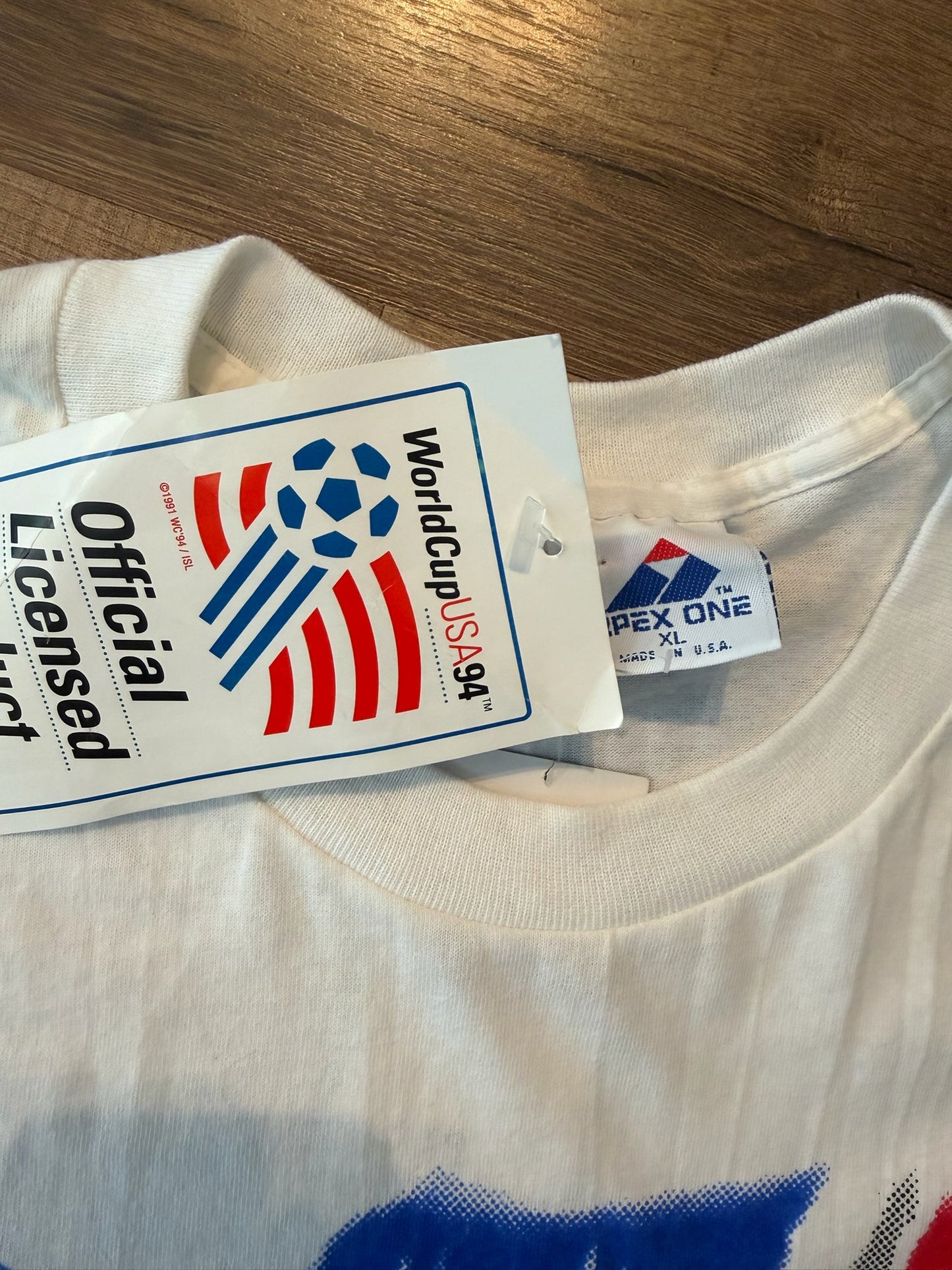 APEX USA 1994 FIFA World Cup Soccer Tshirt, Size XL