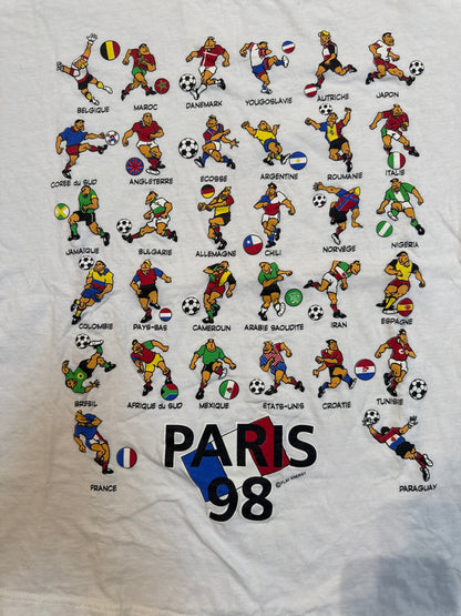 1998 FIFA France World Cup Countries Tshirt, Size XL