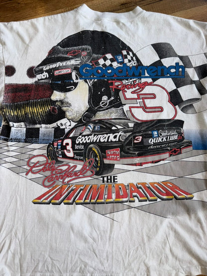 1995 Dale Earnhardt The Intimidator Goodwrench Racing #3 NASCAR AOP XL White