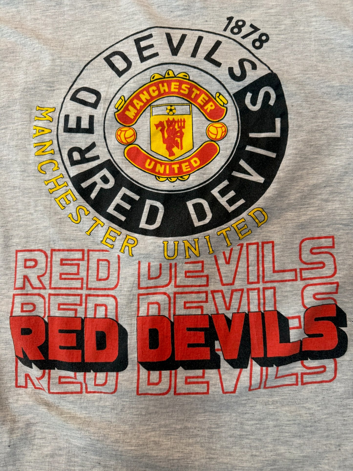 Vintage Manchester United Red Devils, Size L