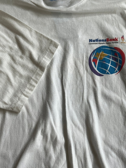 1996 Nations Bank Atlanta Olympics Tshirt, Size XL