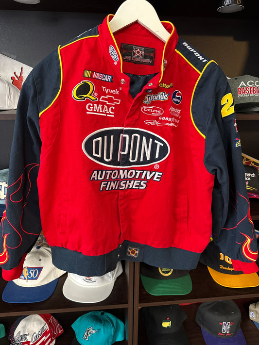 Vintage 90s Jeff Gordon NASCAR Jacket JH Design, Size Small