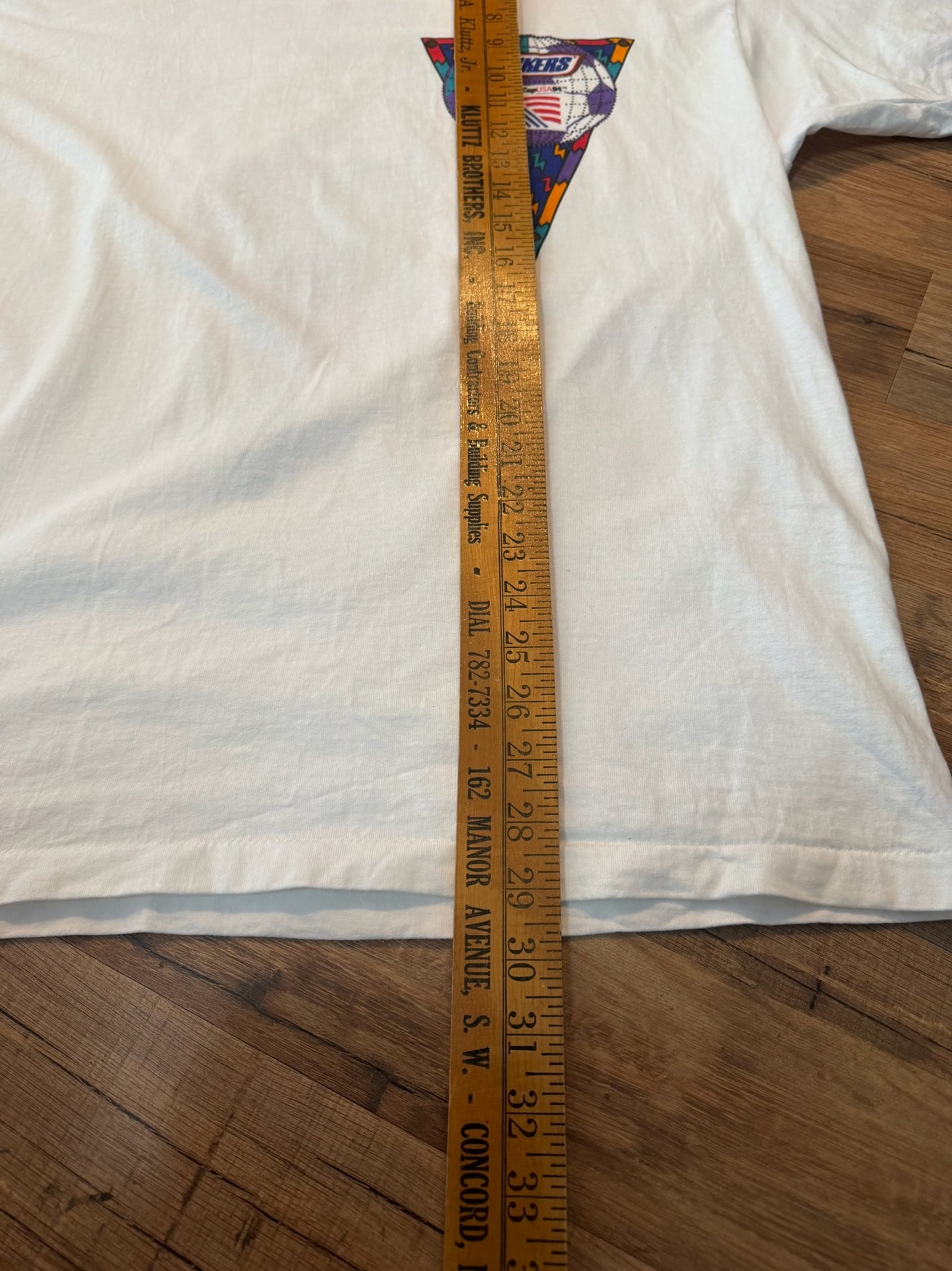 VTG 1994 FIFA World Cup Snickers Promo Soccer Tshirt, Size XL