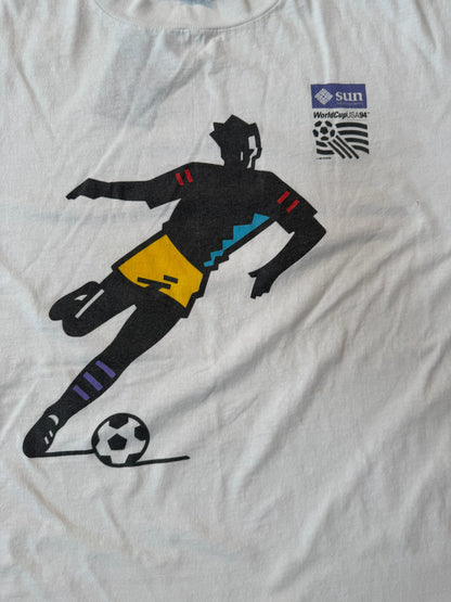 SUN Promo 1994 FIFA World Cup Soccer Tshirt, Size XL