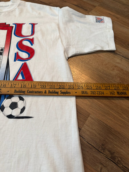 NWT VTG USA 1994 FIFA World Cup Soccer Trench Ultra Tshirt, Size XL