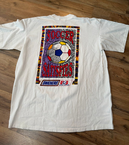Snickers Promo 1994 FIFA World Cup Soccer Tshirt, Size XL