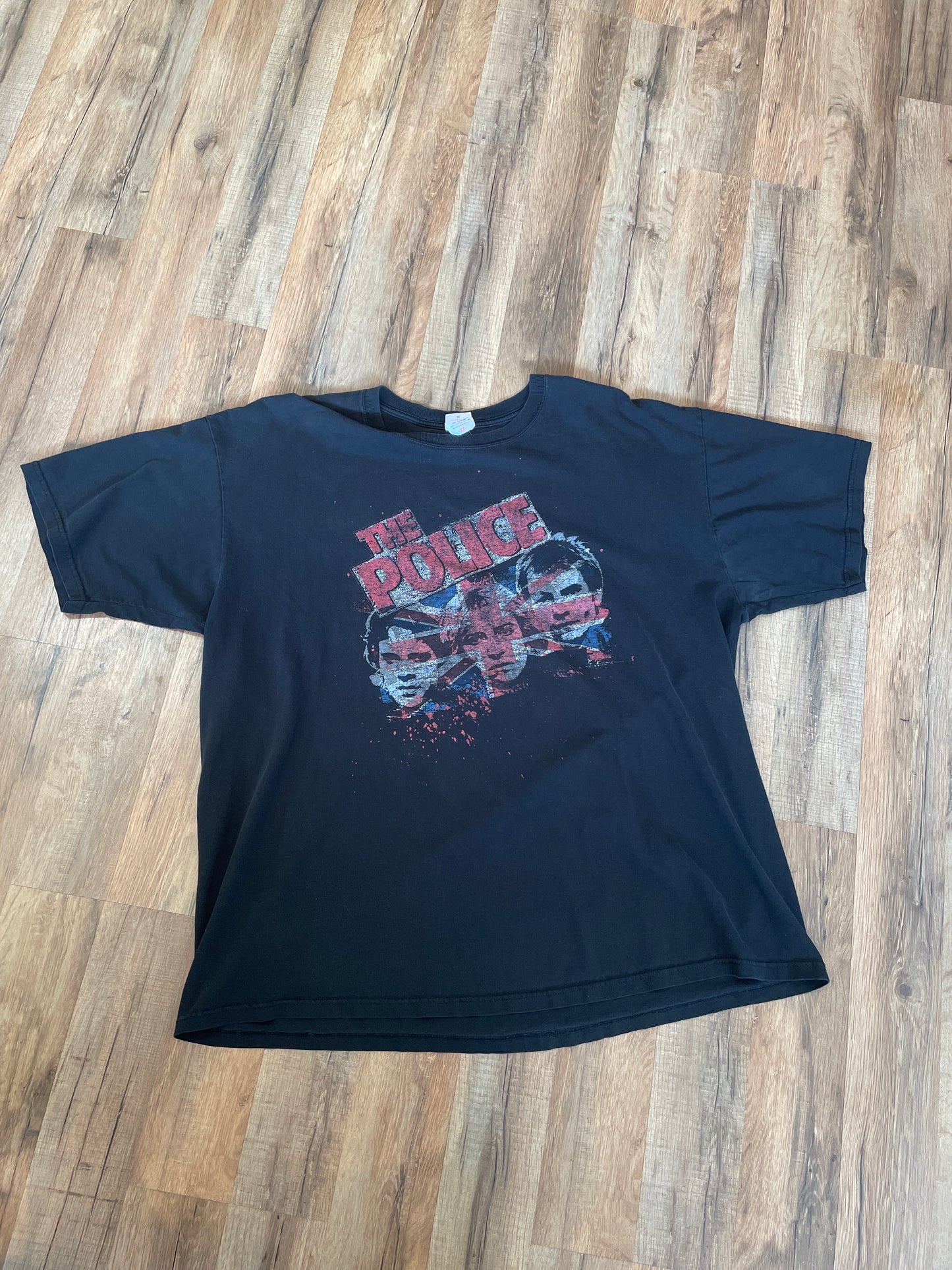 2007 The Police World Tour Black T-Shirt Size XXL