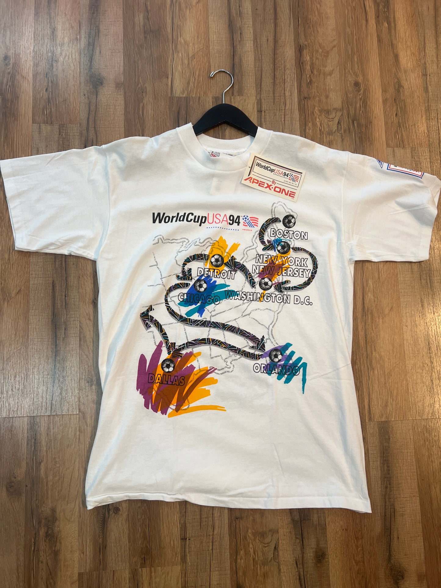 NWT 1994 World Cup USA Tshirt, Size Large