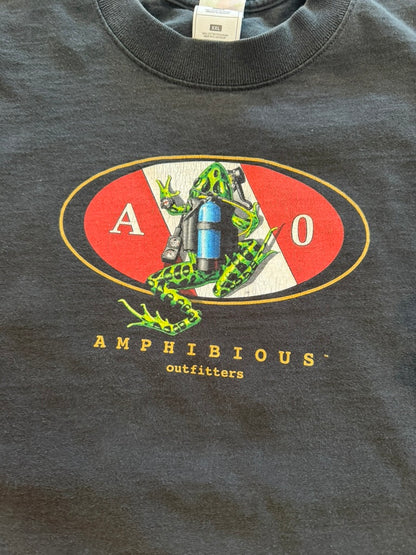 Amphibious Outfitters Nitrogen Narcosis Flordia Diving Humor XXL Black