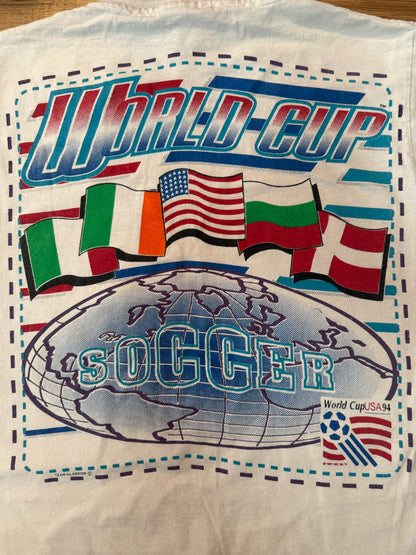 VTG 1994 FIFA World Cup Soccer Tshirt, Size Extra Small
