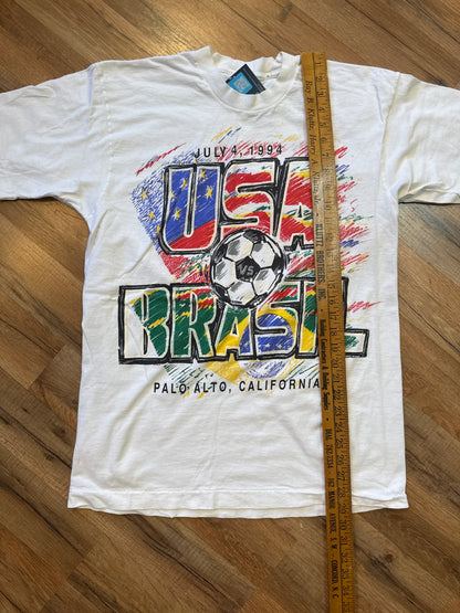 1994 FIFA World Cup USA v Brazil Tshirt, Size L